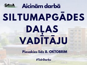 AICINĀM DARBĀ SILTUMAPGĀDES DAĻAS VADĪTĀJU