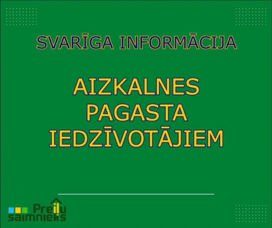 30.07.2025. tiks pārtraukta ūdens padeve Aizkalnē