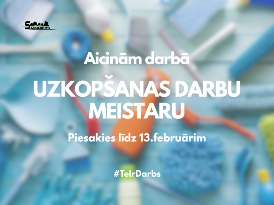 AICINĀM DARBĀ UZKOPŠANAS DARBU MEISTARU