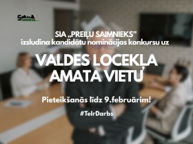 Izsludina kandidātu nominācijas konkursu uz valdes locekļa amata vietu.